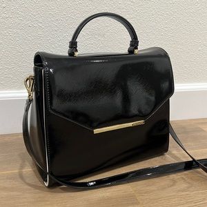 Ted Baker Large Envelope Tote Black with Strap